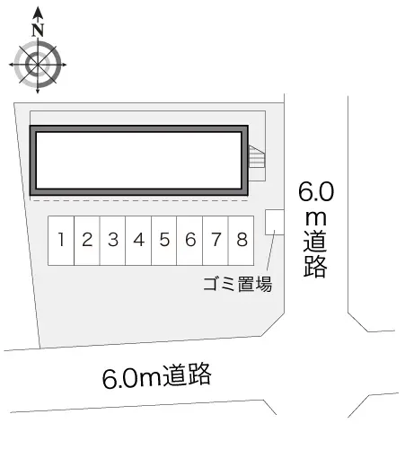 ★手数料０円★東松山市箭弓町３丁目　月極駐車場（LP）